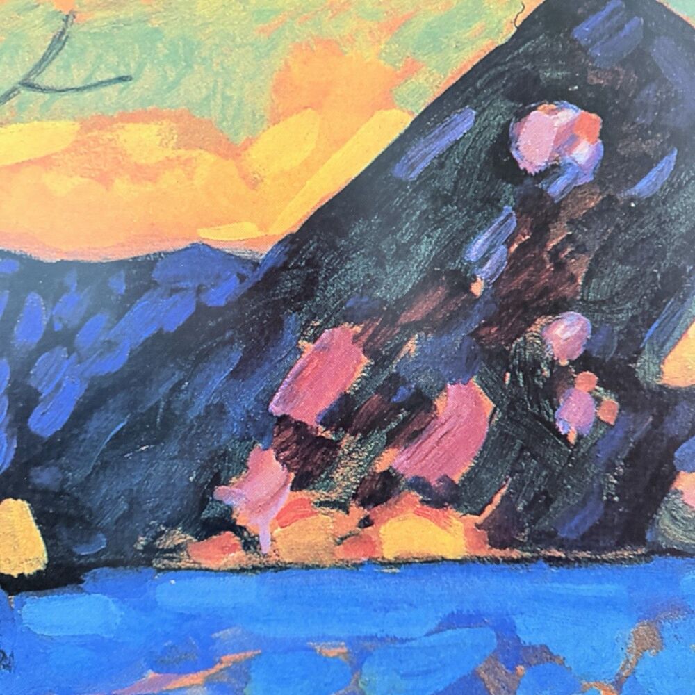 Wassily Kandinsky Winterlandschaft I Winter Landscape 1909 34.5x27” Print Poster - Picture 12 of 13